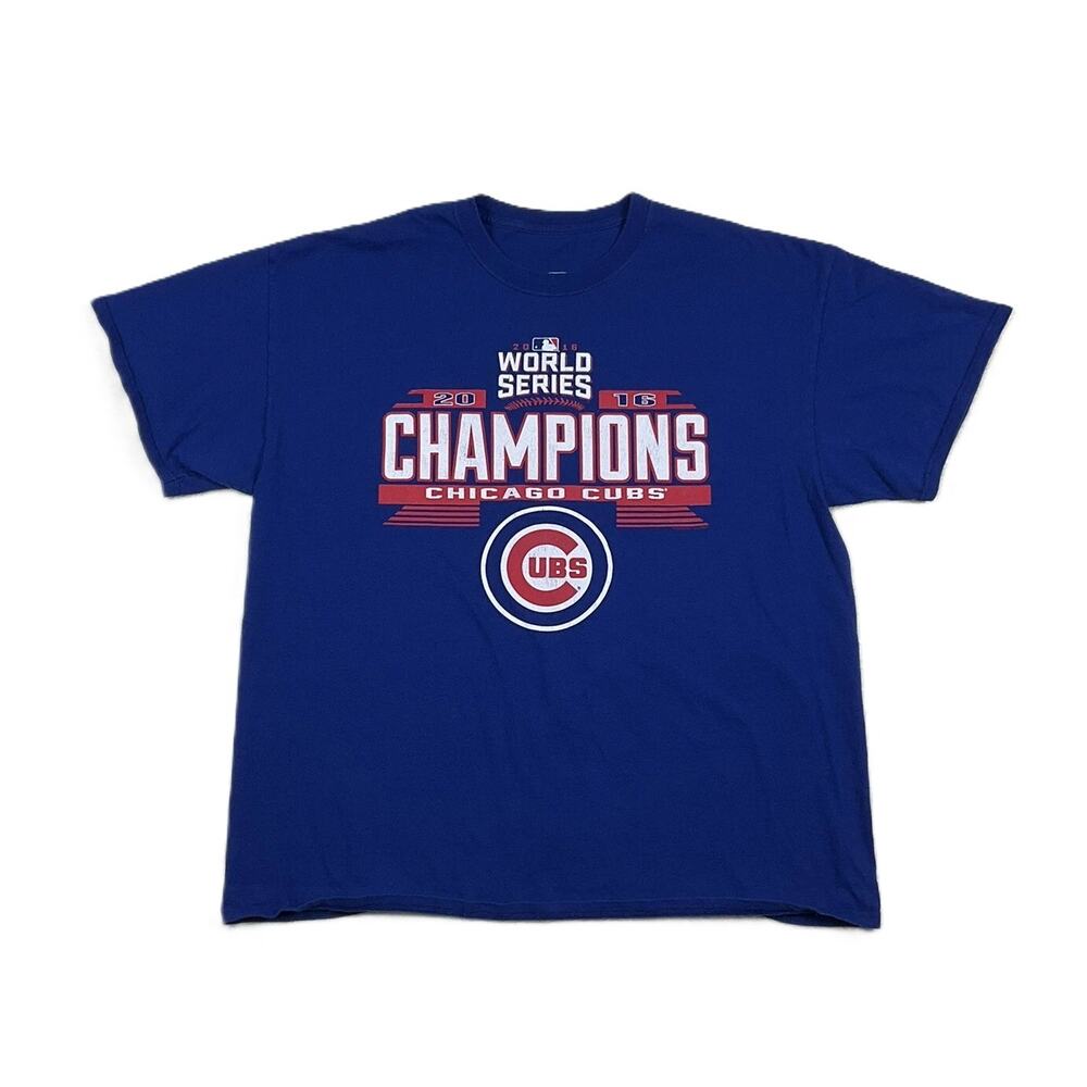 MLB Chicago Cubs 2016 World Series Champions Short Sleeve T-Shirt 2XL